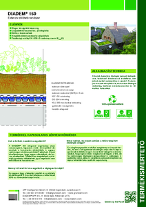 Diadem® 150 extenzív zöldtető rendszer - általános termékismertető