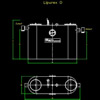 LIPUREX-O szabadon álló acél zsírleválasztó <br> (nézetek) - CAD fájl