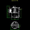 LIPURAT-RS szabadon álló rozsdamentes acél zsírleválasztó <br> (nézetek) - CAD fájl