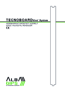 ALBAGIPS TECNOBOARD szerelt gipsz válaszfal rendszer - részletes termékismertető
