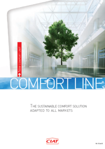 CIAT Comfort Line légcsatornázható fan-coil - általános termékismertető