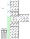 Hőszigetelő homlokzati bevonatrendszer kialakítása expandált polisztirolhab hőszigeteléssel - CAD fájl