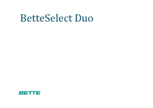 BetteSelect Duo zománcozott acél fürdőkád - részletes termékismertető