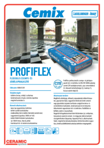 Cemix ProfiFlex csempe- és járólapragasztó
 - műszaki adatlap