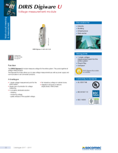 Digiware U AC feszültség referencia modul - részletes termékismertető