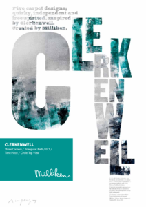 Milliken Clerkenwell modul szőnyegpadló 
<br>Circle Top View, Three Corners, Time Piece, Triangular Path - általános termékismertető