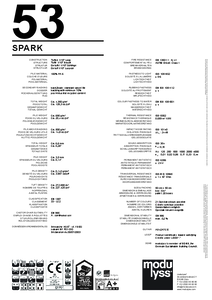 modulyss Spark modul szőnyegpadló - műszaki adatlap