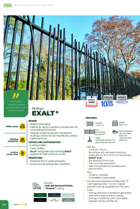 DIRICKX Exalt rudazott kerítések - részletes termékismertető