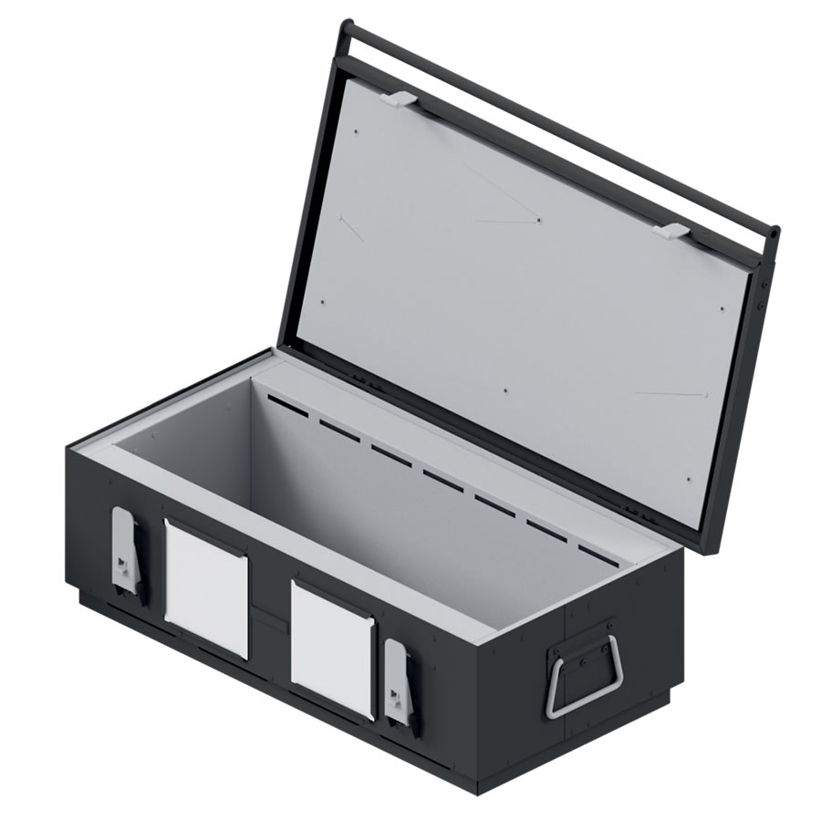 Strainbox XS akkumulátor szállító és tároló eszköz