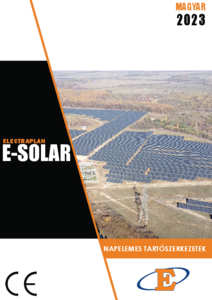 E-Solar napelem tartó rendszer - általános termékismertető