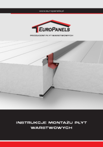 EuroPanels MWD – tető szendvicspanel ásványgyapottal - alkalmazástechnikai útmutató