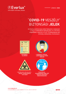 Everlux biztonsági jelek vírusveszély esetén - részletes termékismertető