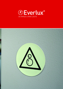 Everlux öntapadó utánvilágító biztonsági jelek - részletes termékismertető