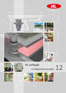 HL balkon és terasz lefolyók - részletes termékismertető