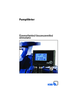 PumpMeter - intelligens szivattyúfelügyeleti egység - alkalmazástechnikai útmutató