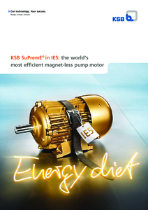 SuPremE® IE5 - energiatakarékos szivattyúmotor	 - részletes termékismertető