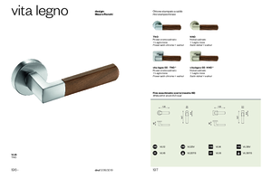 Dnd Martinelli design kilincsek - vita legno - általános termékismertető
