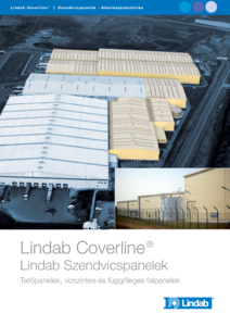 Lindab Coverline szendvicspanelek - alkalmazástechnikai útmutató
