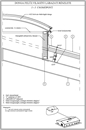 Donga felülvilágító lábazati részlete - J-J csomópont - CAD fájl