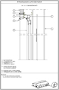 Függőleges ajtó-metszet - N-N csomópont - CAD fájl