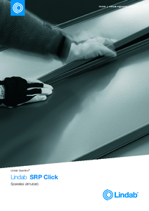 Lindab SRP Click előkorcolt síklemezes tetőprofil  - szerelési útmutató