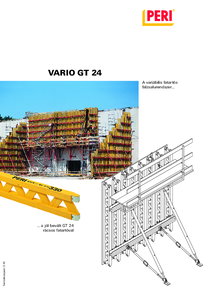 PERI VARIO GT 24 pillérzsaluzat - részletes termékismertető