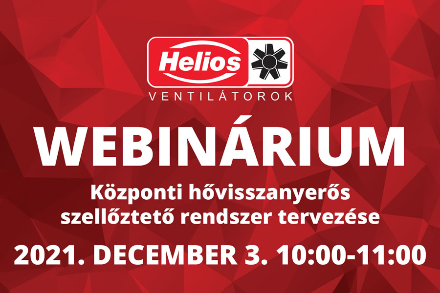 Helios webinárium 2021. december 3-án