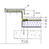 RENOLIT ALKORPLAN L - Tetőszéli falcsatlakozás kialakítása takarólemezzel - CAD fájl