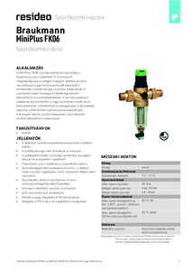 MiniPlus FK 06 szűrőkombináció - részletes termékismertető