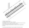 1.3.02.2. Hőszigetelés megtámasztása a tető esésvonalára merőleges támszelemennel vagy Ellenléc-alátét rögzítése a szarufához (A-A metszet) - CAD fájl