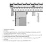 1.3.02.9. Hőszigetelés megtámasztása a tető esésvonalára merőleges támszelemennel vagy Oromfali párkánycsomópont (A-A metszet) (DWG) - CAD fájl
