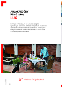 Lomax Lux külső tokos redőny - általános termékismertető
