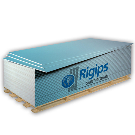 Rigips® Blue Acoustic 2.0 PRO RFI (DFH2) 12,5 hanggátló, tűzgátló és impregnált gipszkarton építőlemez