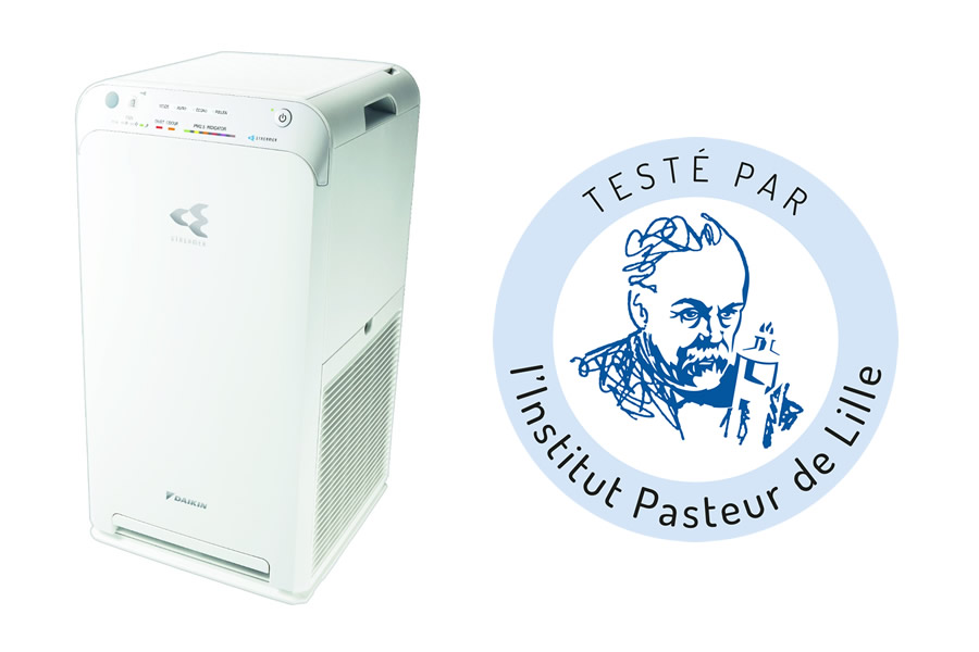 A Lille-i Pasteur Intézet bevizsgálta a Daikin légtisztítók légúti vírusok elleni hatékonyságát