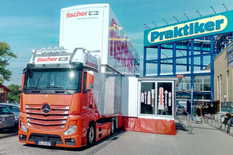 Fischer Tour Truck bemutató és élményközpont
