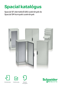 Spacial SF elemekből álló szekrények és Spacial SM kompakt szekrények <br>
(katalógus - SE119) - részletes termékismertető