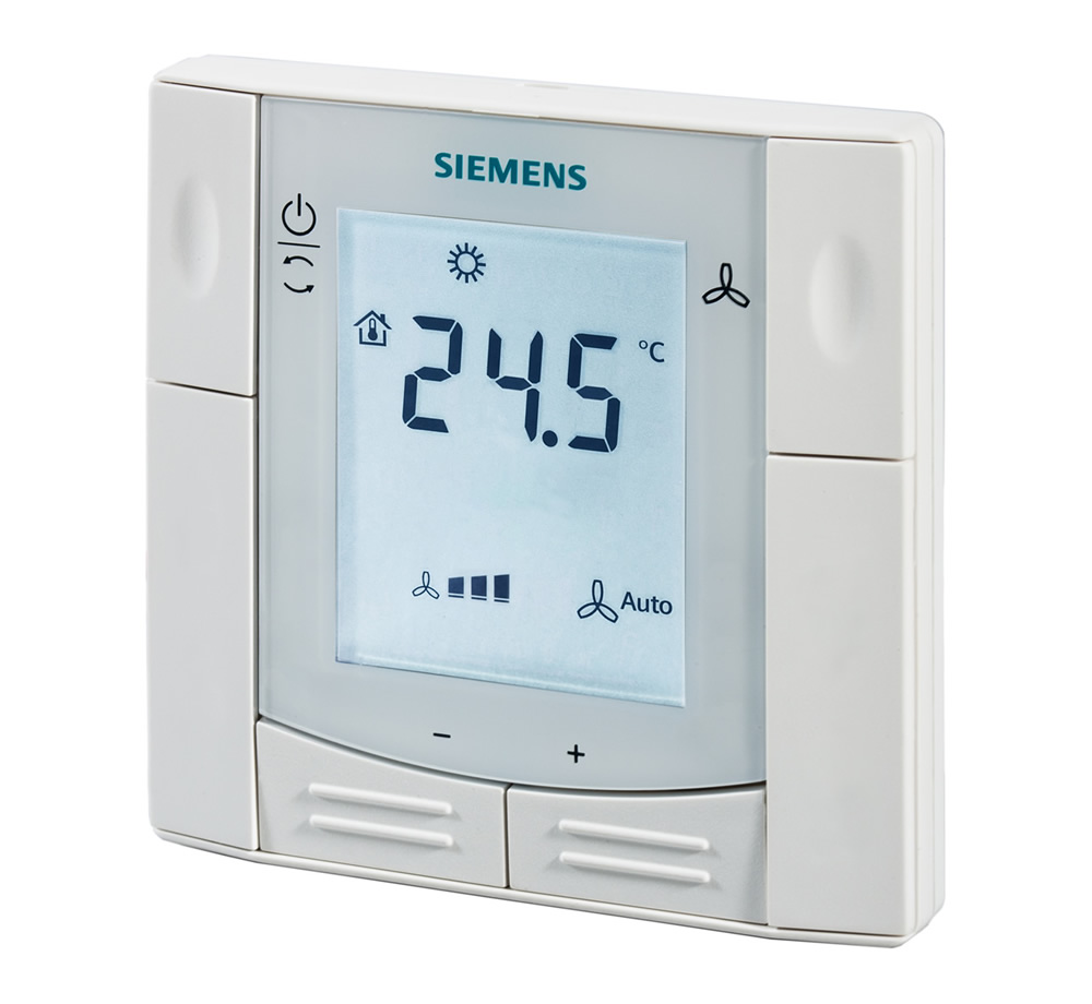 Siemens RDF mikroprocesszoros termosztátok fan-coil rendszerekhez