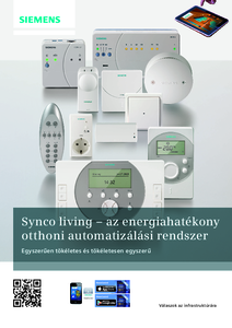 Siemens Synco living automatizálási rendszer - általános termékismertető