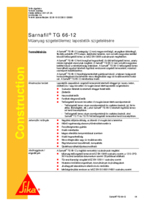 Sarnafil TG 66-12 vízszigetelő lemez - műszaki adatlap