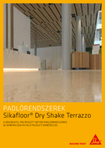 Sikafloor® Dry Shake Terrazzo padló - részletes termékismertető
