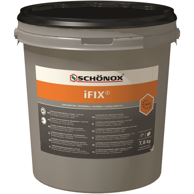 Schönox iFIX kétkomponensű, hengerelhető, vízzáró ragasztó