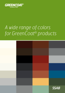 GreenCoat® színes festékbevonattal rendelkező acéltermékek - Színválaszték - általános termékismertető