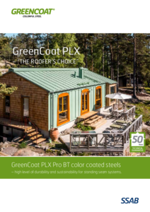 GreenCoat® PLX Pro BT színes festékbevonattal rendelkező acéllemezek - részletes termékismertető