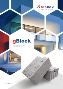 SIXBAU gBlock falazóelemek - általános termékismertető