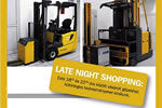 Late night shopping a Jungheinrich-nél
