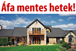Meghosszabb&iacute;tott &Aacute;FA-mentes tetőcser&eacute;p akci&oacute; az AHI Roofing Kft.-n&eacute;l