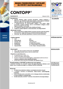 Contopp Estrichmix 10 esztrich adalékszer - részletes termékismertető
