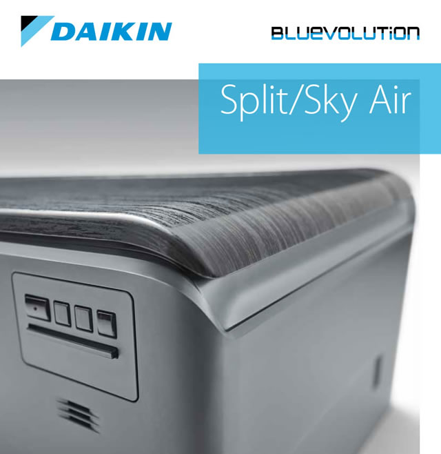 Frissültek a Daikin split és Sky Air termékek műszaki információi a proidea.hu-n