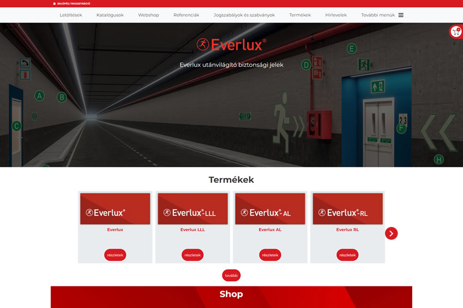 Elkészült az Everlux magyar nyelvű honlapja