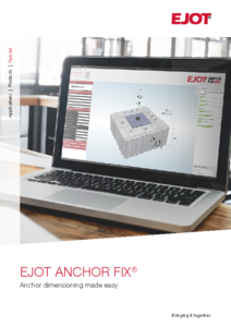 EJOT Anchor Fix® méretező szoftver - részletes termékismertető